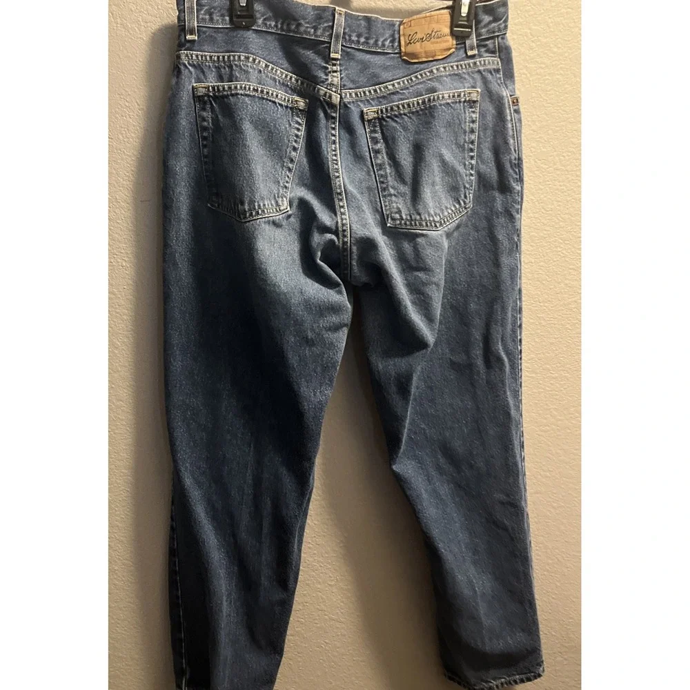Signature Levi‎ Strauss Womens Relaxed Fit  Jeans Sz 16 Short Medium Wash